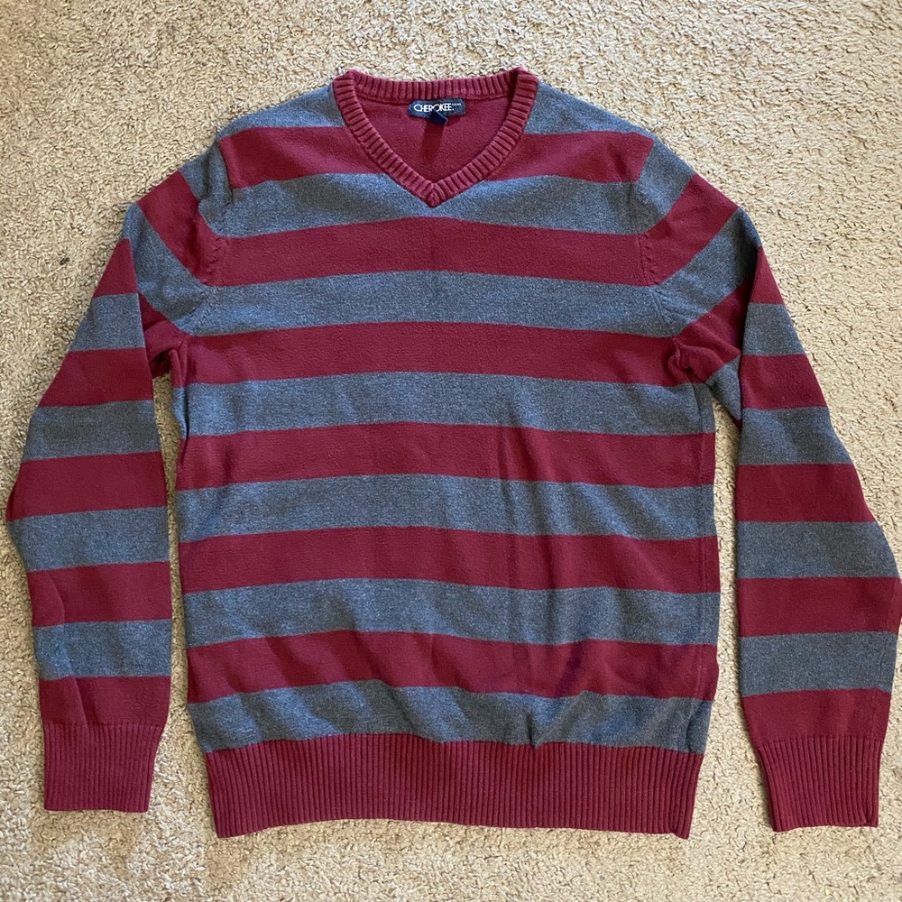Cherokee striped sweater